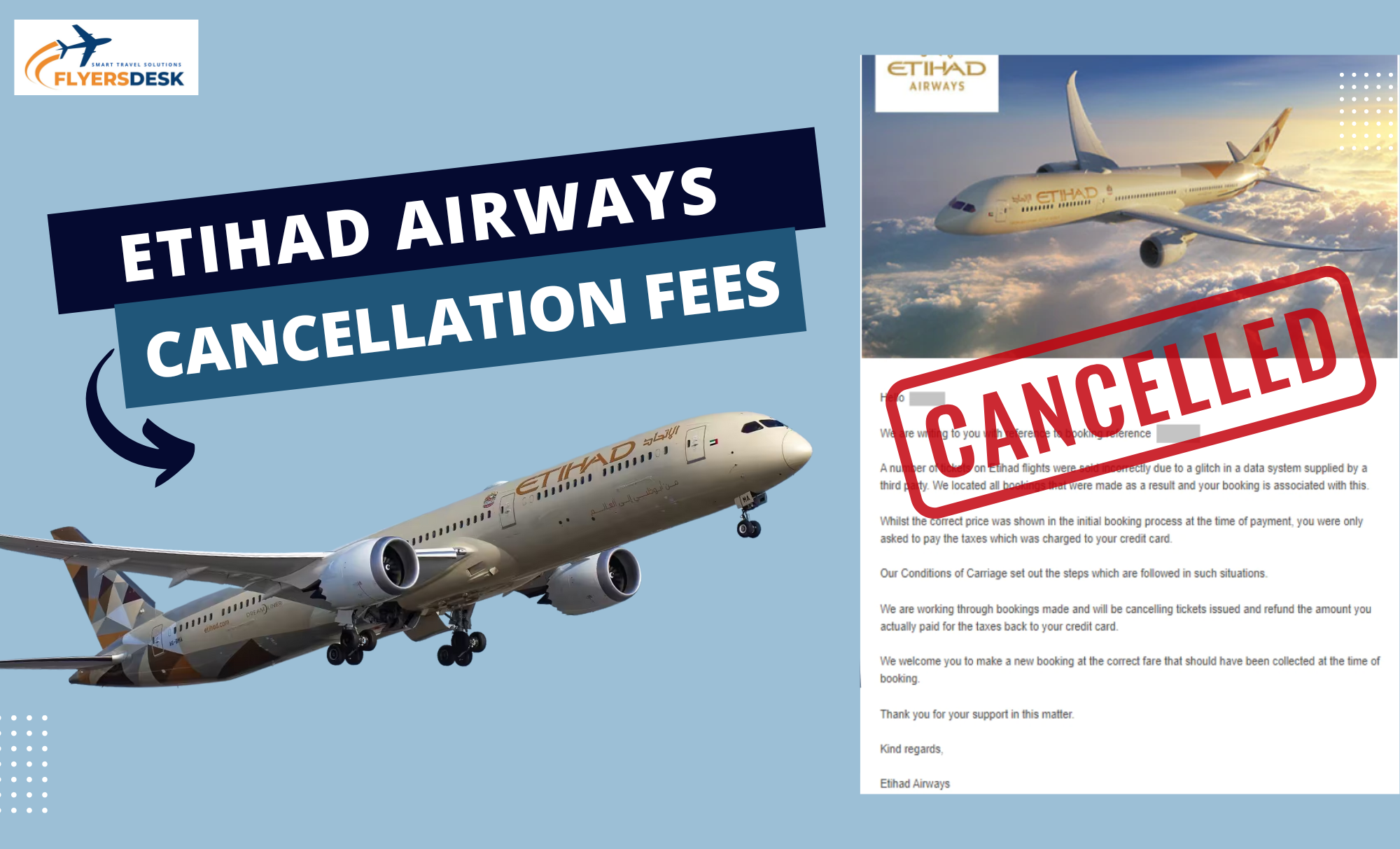 etihad airways cancellation fees