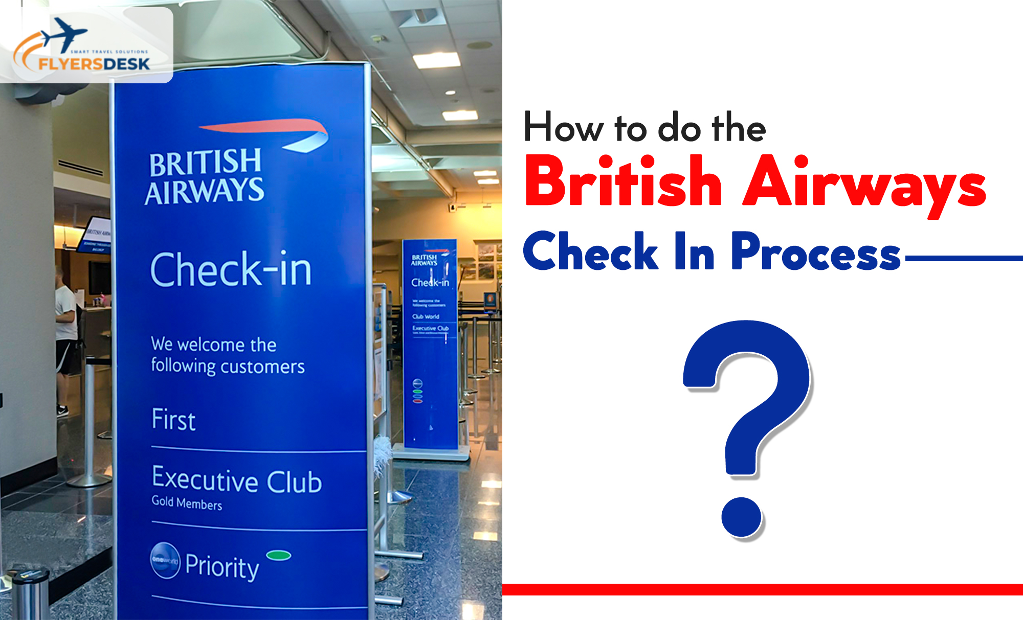 How To Do The British Airways Check In Process