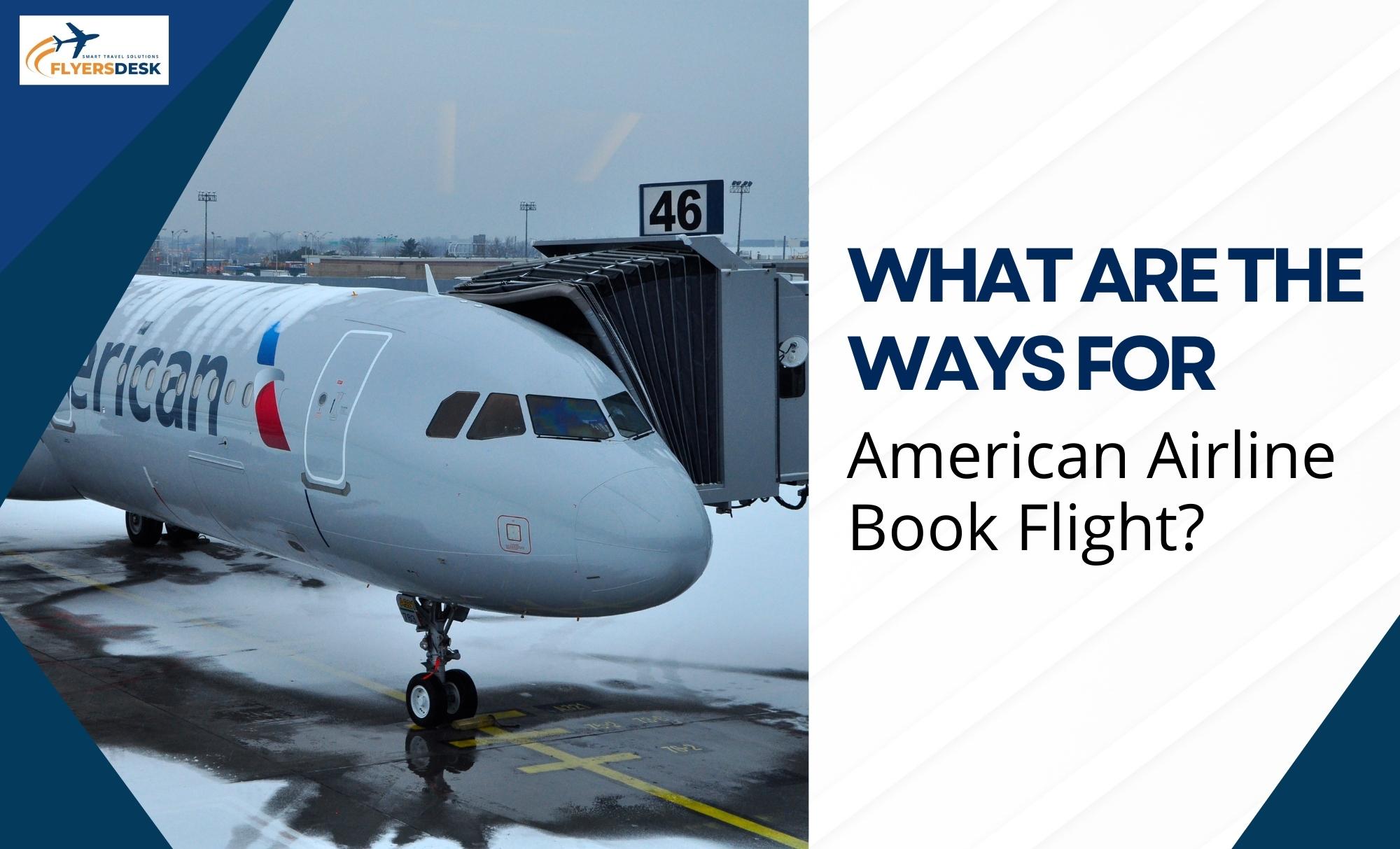 ways for american airlines book flight