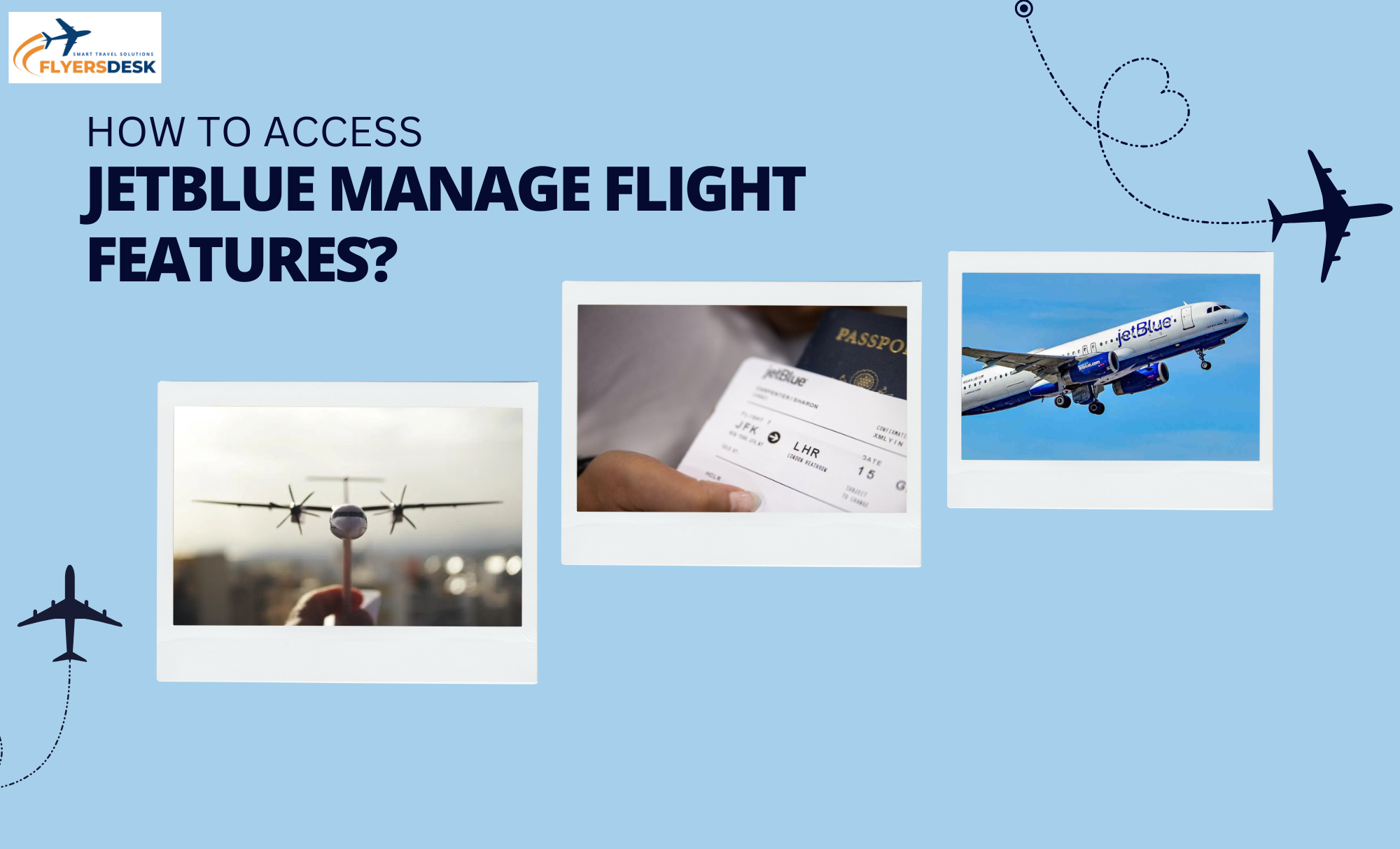 jetblue manage flight feature