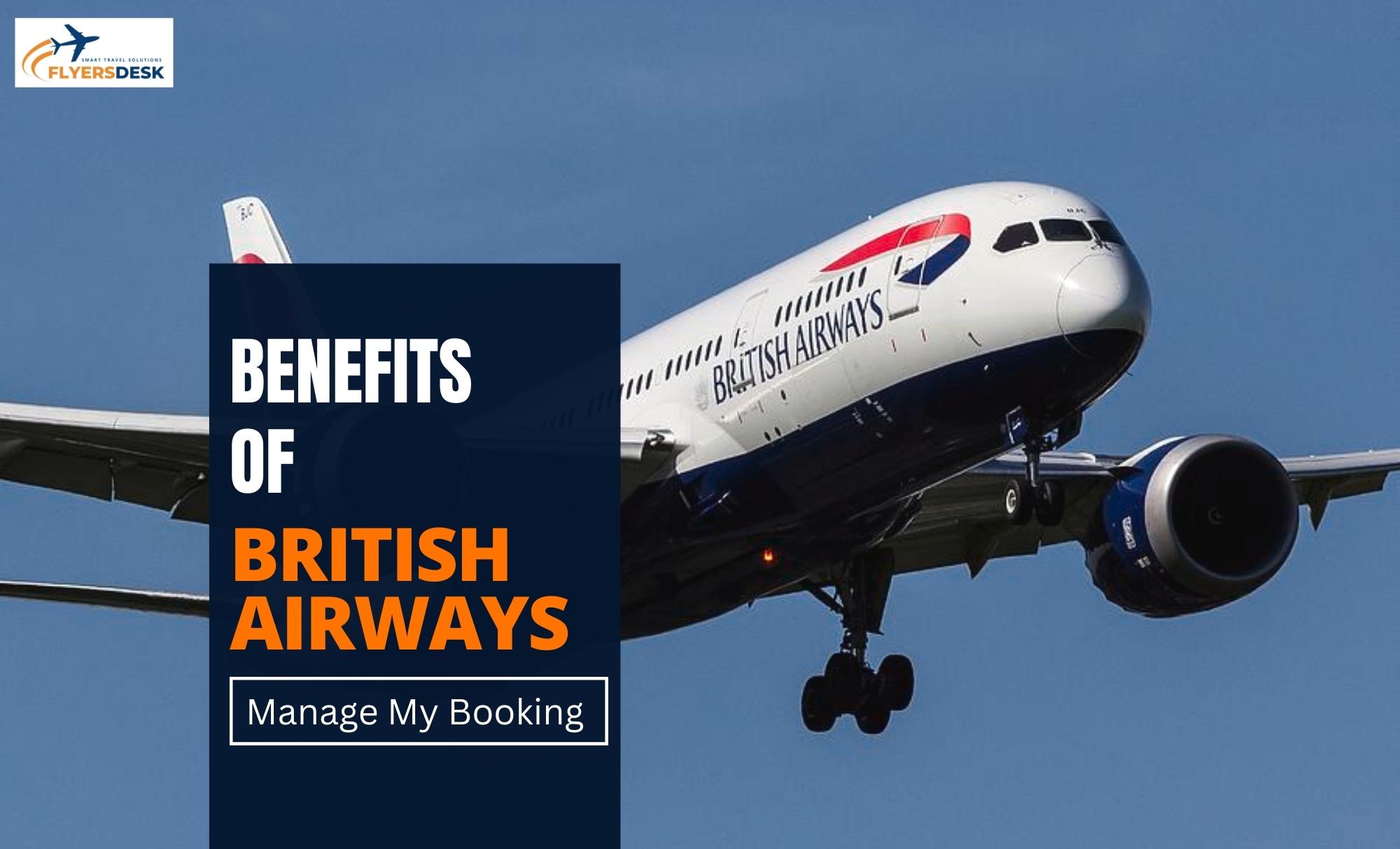 benefits of british airways manage booking