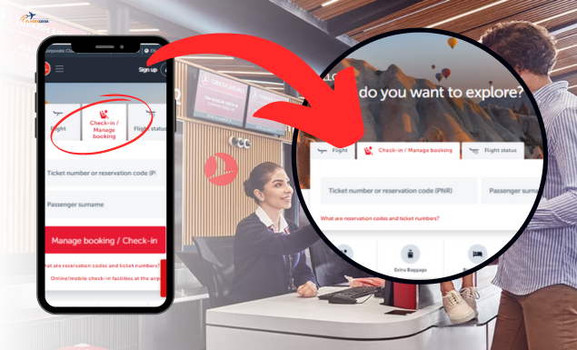 Turkish Airlines Check-in options
