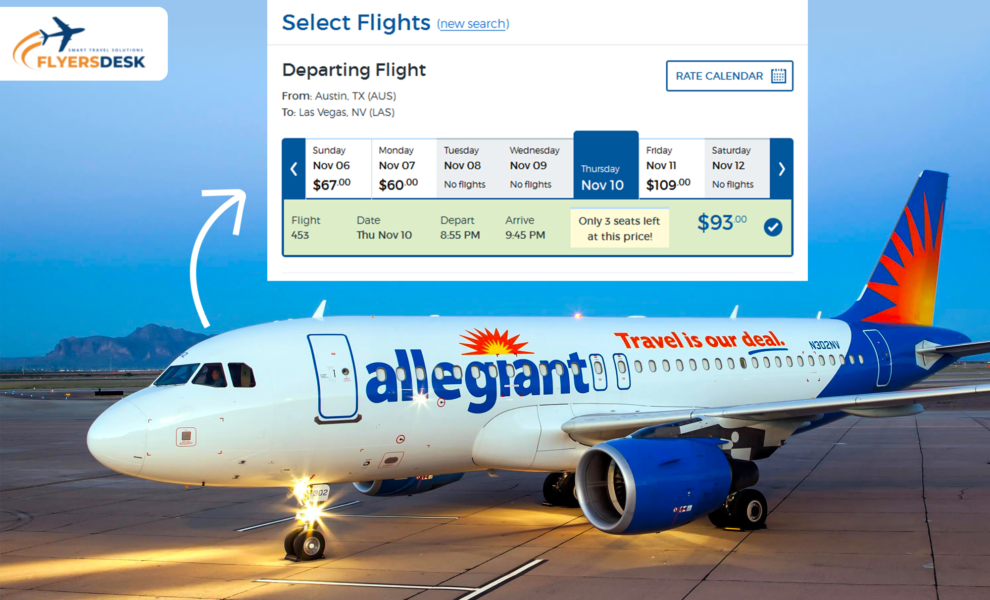 Ways to Book A Flight On Allegiant Airlines